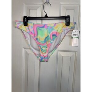 Salt & Cove‎ Floral Bikini Bottoms Pastel Multicolor Swimsuit L